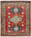 Tapis Ziegler - Kazak carré  - 197 x 188 cm - rouge