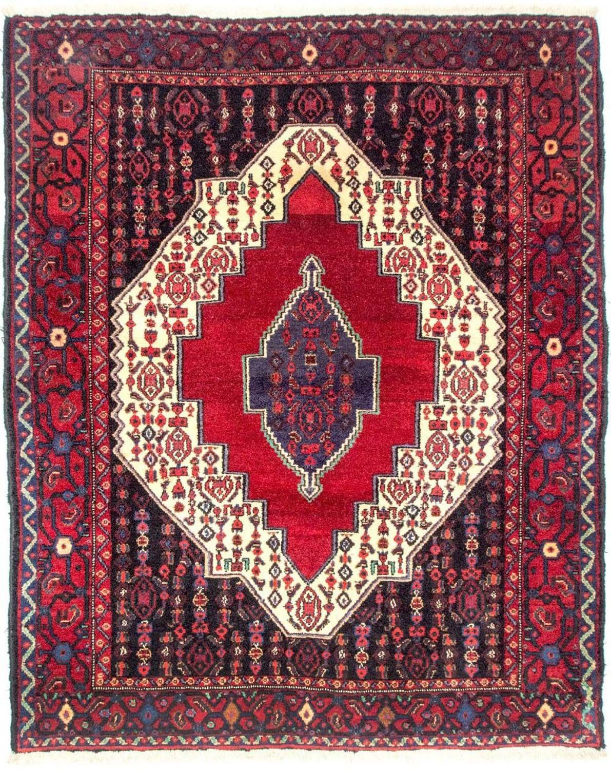 Tapis persan - Classique - 158 x 126 cm - rouge