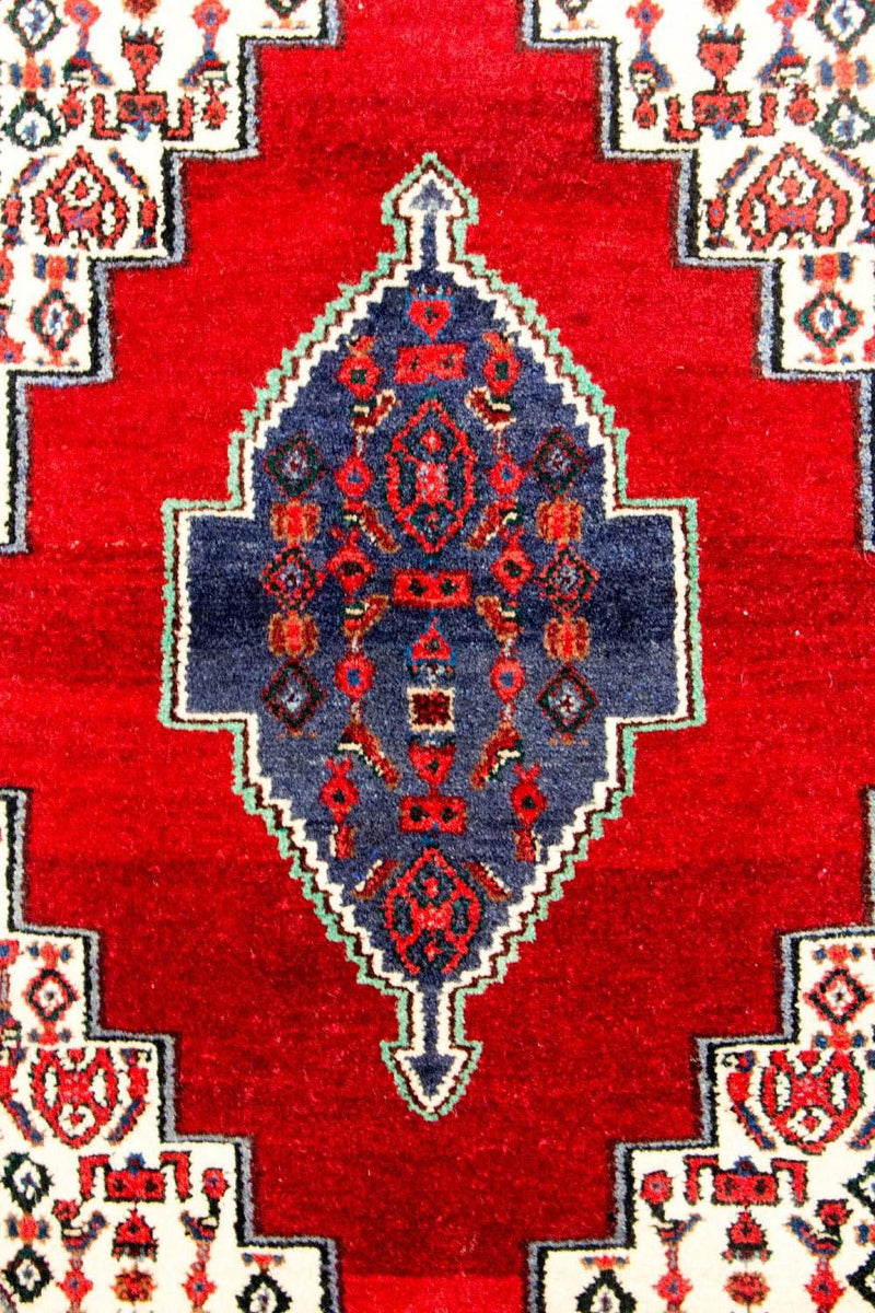Tapis persan - Classique - 158 x 126 cm - rouge