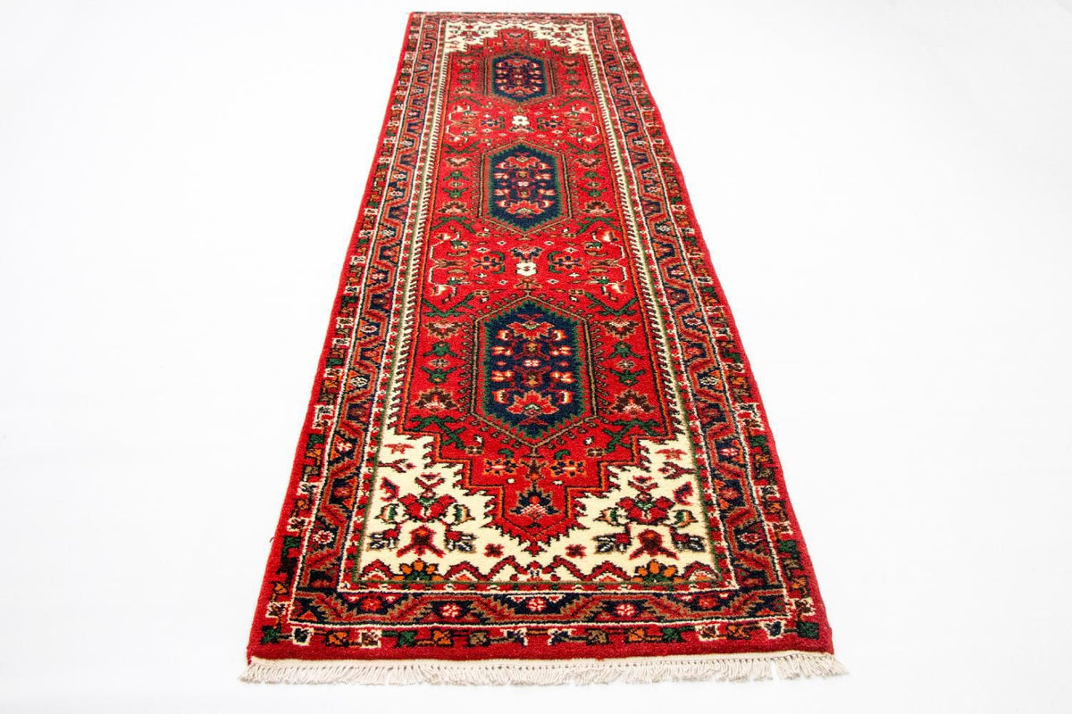 Tapis de couloir Tapis oriental - 334 x 89 cm - rouge