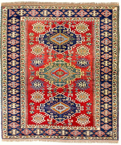 Kazak Tapis 193x217cm - Tapis oriental