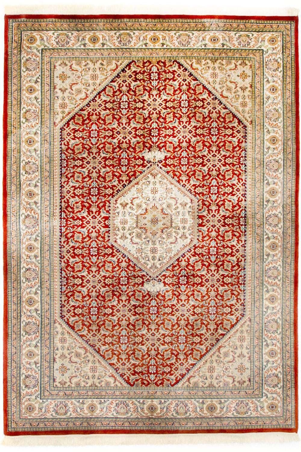 Tapis persan - Bidjar - 242 x 172 cm - rouge