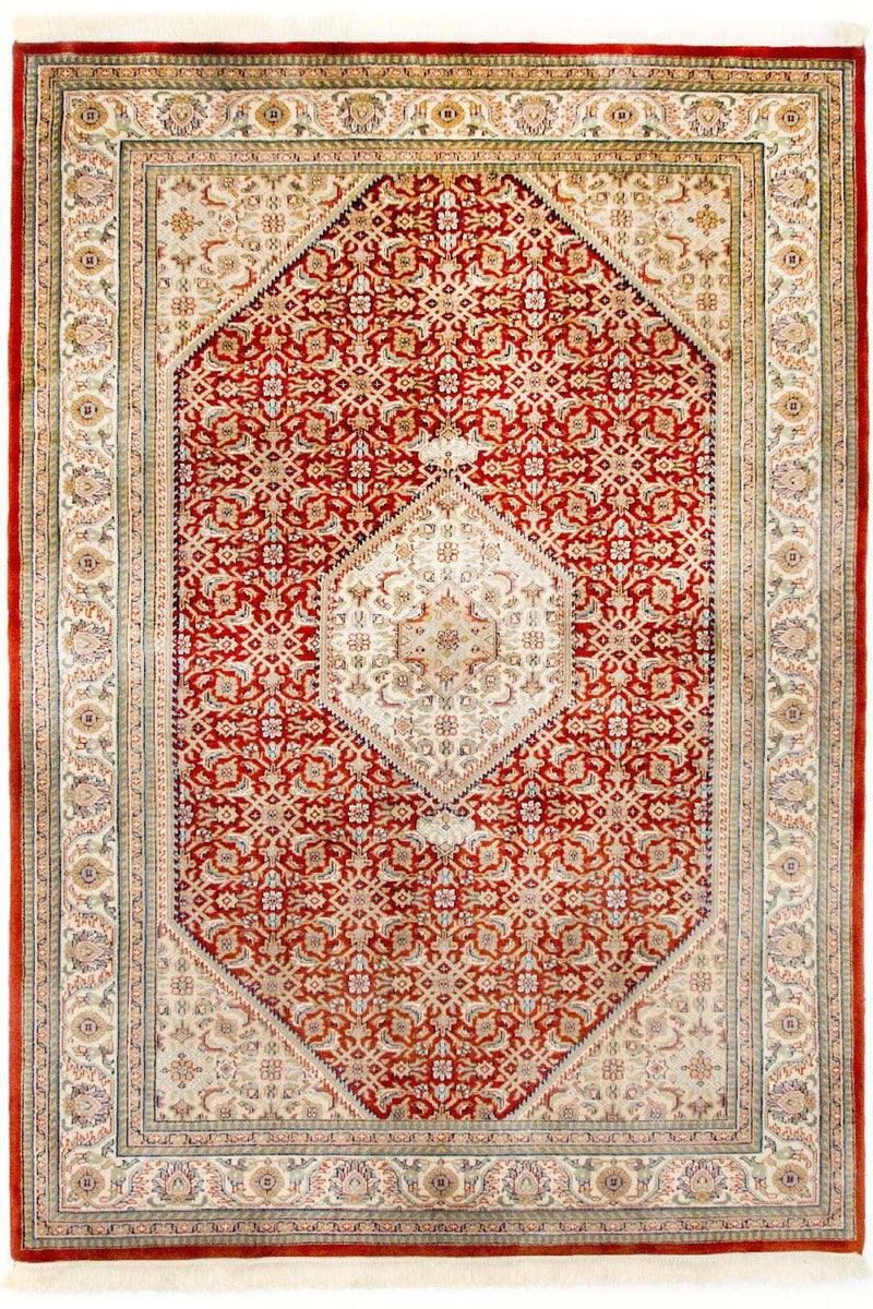 Tapis persan - Bidjar - 242 x 172 cm - rouge