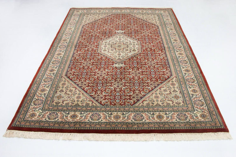 Tapis persan - Bidjar - 242 x 172 cm - rouge