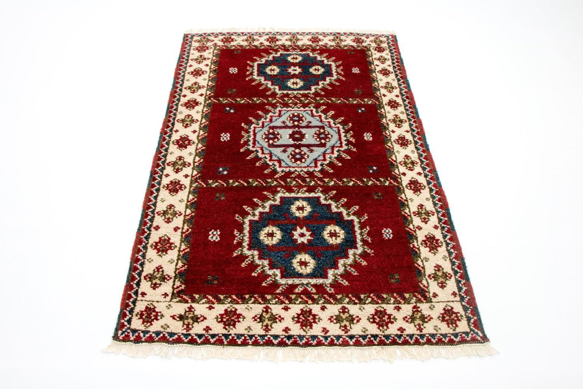 Tapis oriental - 154 x 93 cm - rouge