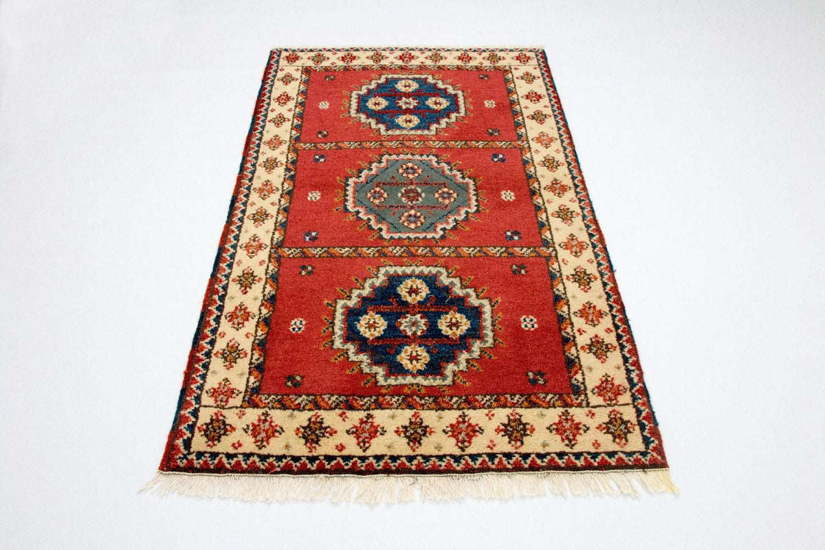 Tapis oriental - 152 x 94 cm - rouge