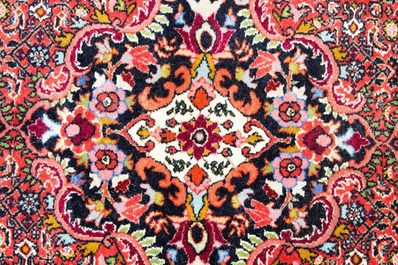 Tapis de couloir Tapis persan - Bidjar - 397 x 89 cm - rouge