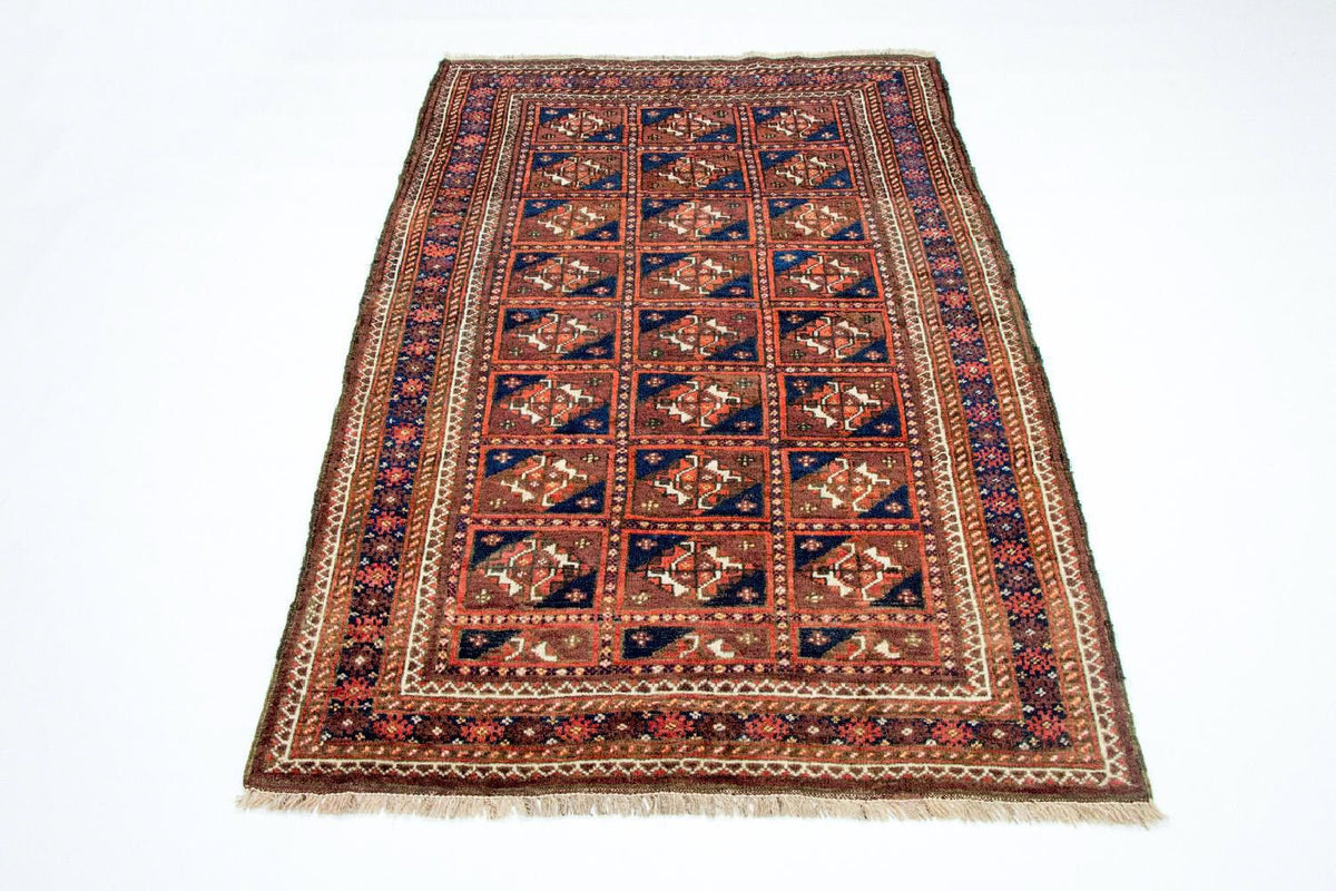 Tapis afghan - Boukhara - 164 x 105 cm - bleu