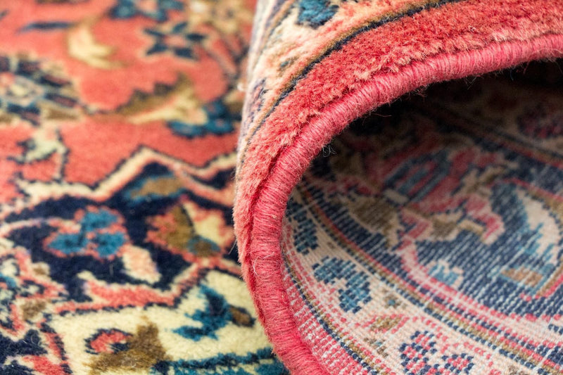 Tapis de couloir Tapis persan - Keshan - 392 x 102 cm - orange