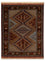 Tapis afghan - 148 x 118 cm - marron