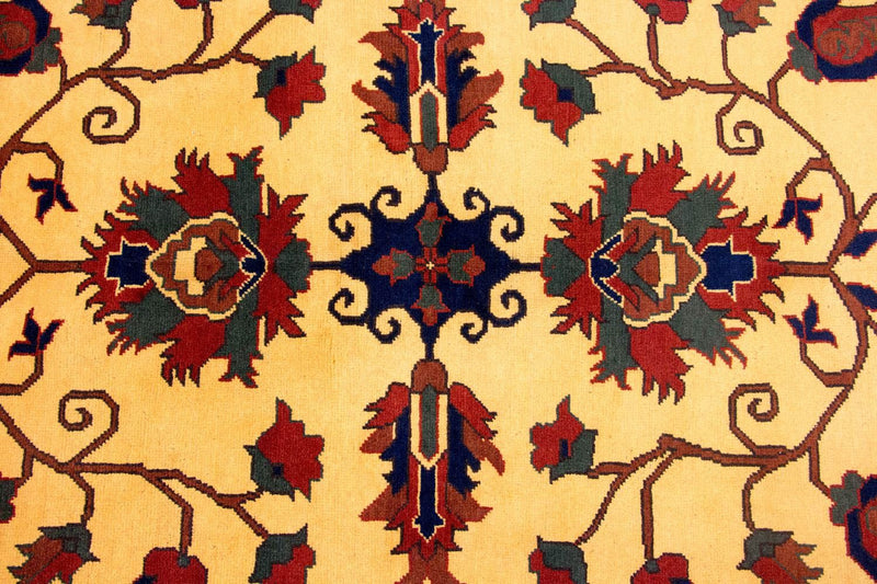 Tapis afghan - Hatschlu - 201 x 155 cm - jaune