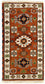 Tapis oriental - 115 x 64 cm - rouille