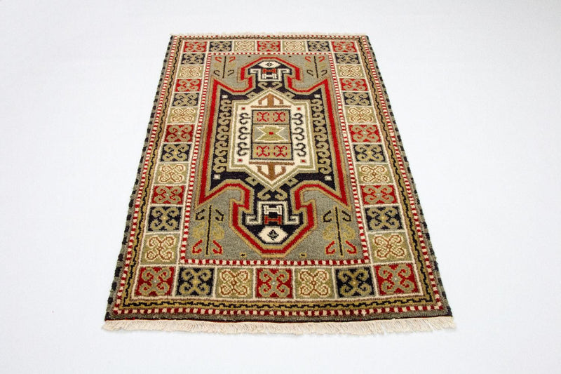 Tapis oriental - 153 x 96 cm - vert clair