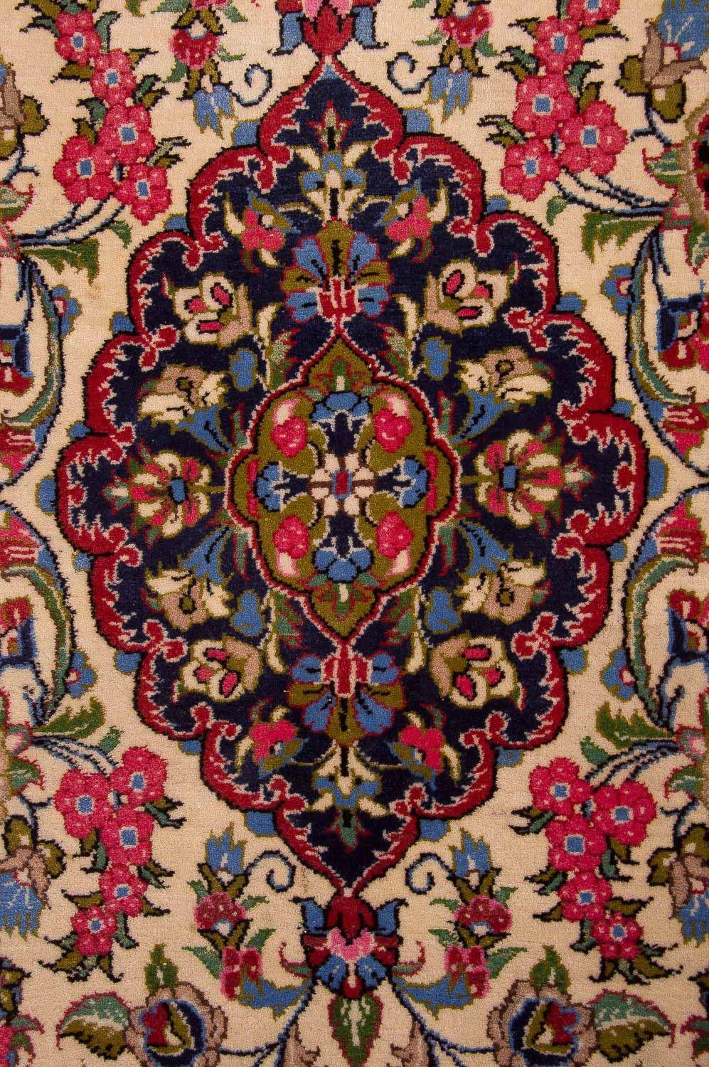 Tapis persan - Ghom - 110 x 77 cm - multicolore