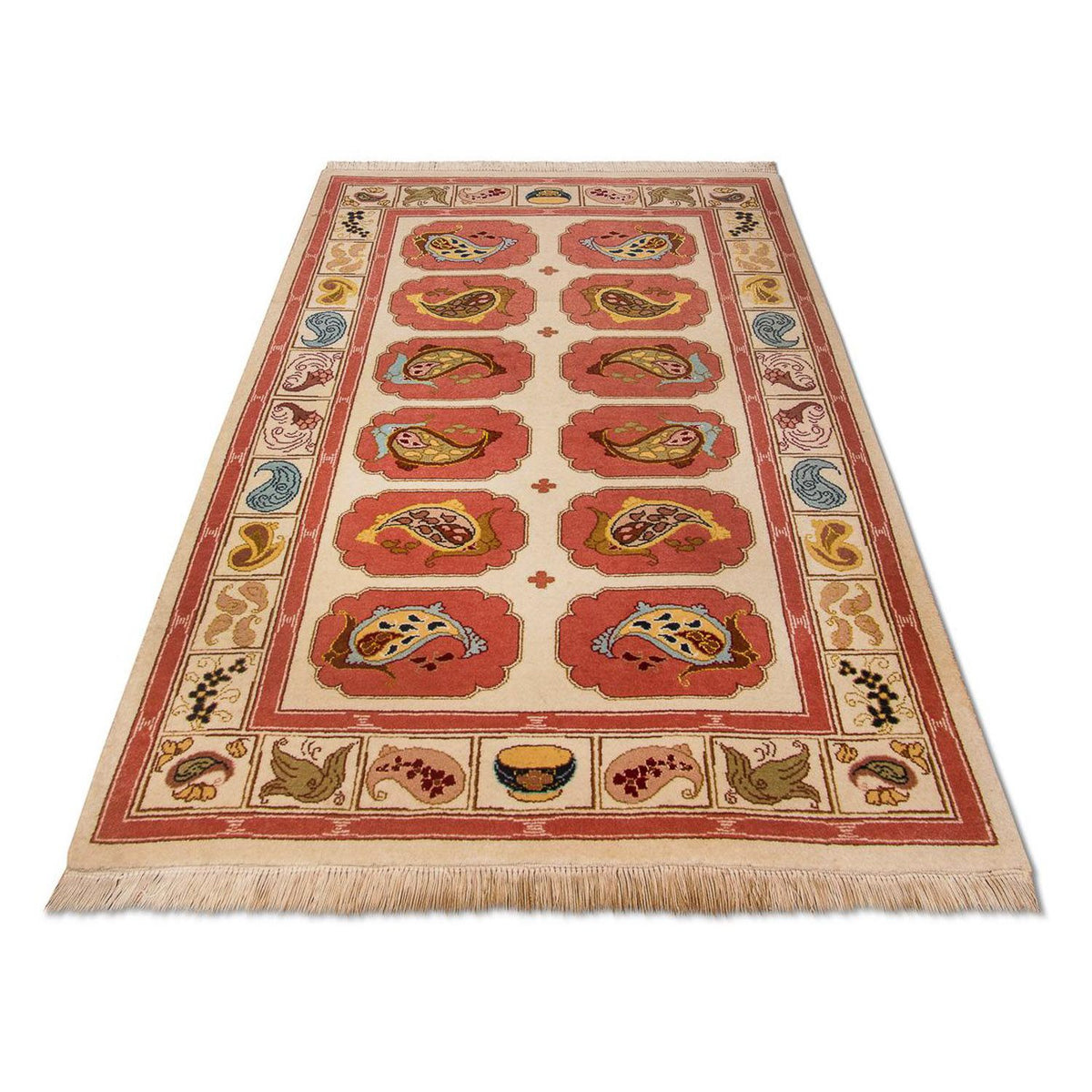 Tapis persan - Tabriz - Royal - 109 x 99 cm - multicolore