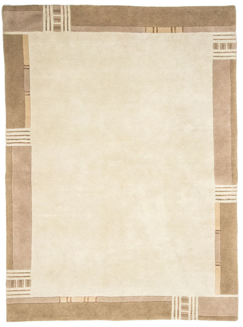 Tapis Népalais - 241 x 175 cm - beige