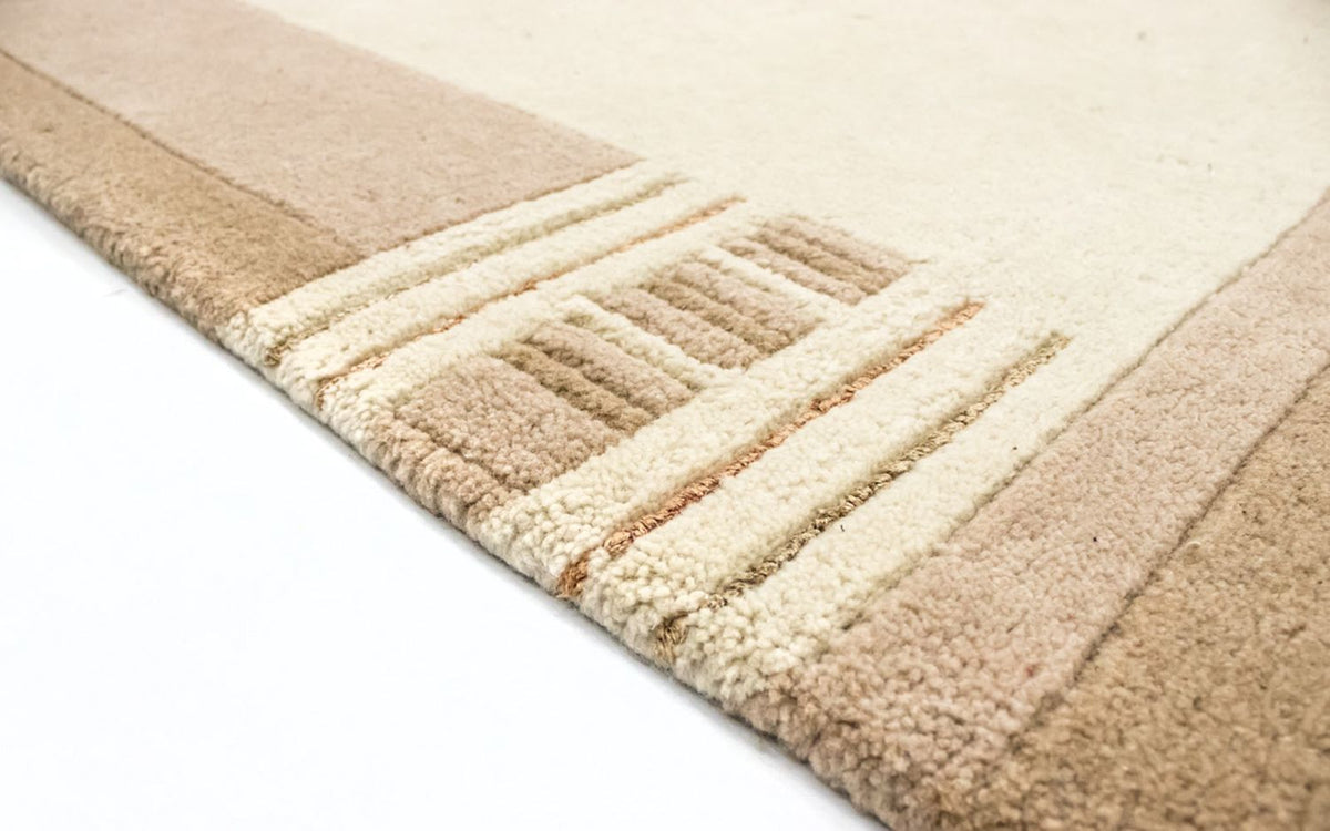 Tapis Népalais - 241 x 175 cm - beige