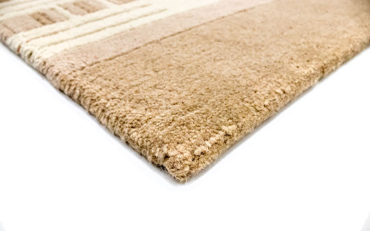 Tapis Népalais - 241 x 175 cm - beige