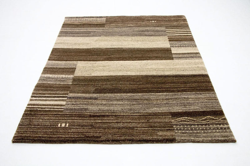 Tapis Gabbeh - Indus - 200 x 140 cm - multicolore