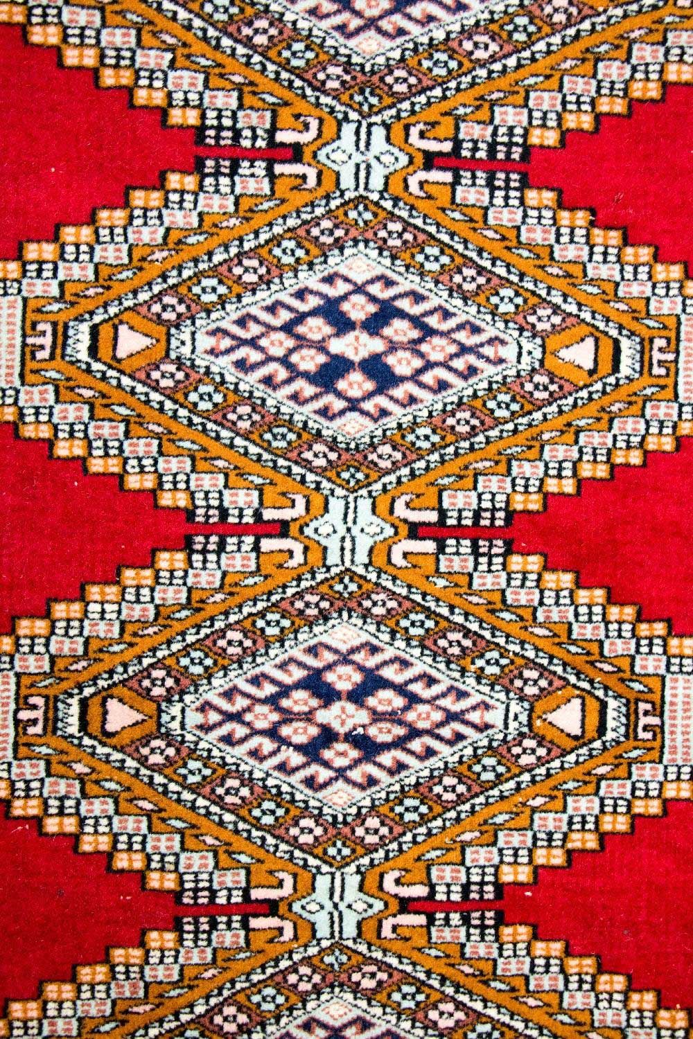 Tapis afghan - Boukhara - 168 x 130 cm - rouge