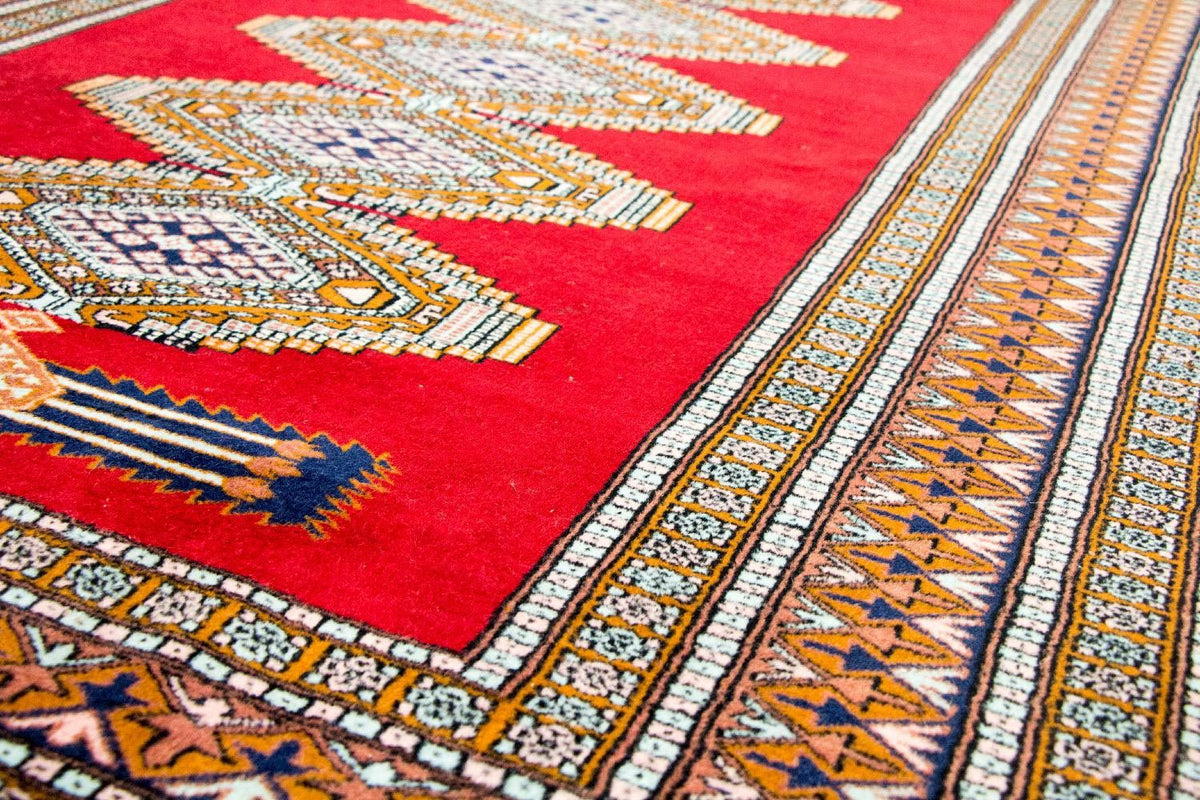 Tapis afghan - Boukhara - 168 x 130 cm - rouge