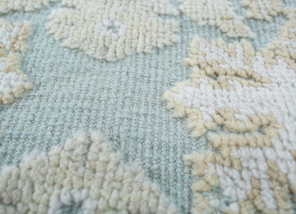 Tapis en laine - 345 x 300 cm - bleu