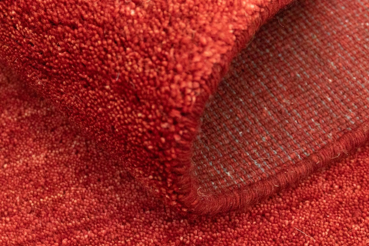 Tapis de couloir Tapis Gabbeh - Indus - 200 x 80 cm - rouge