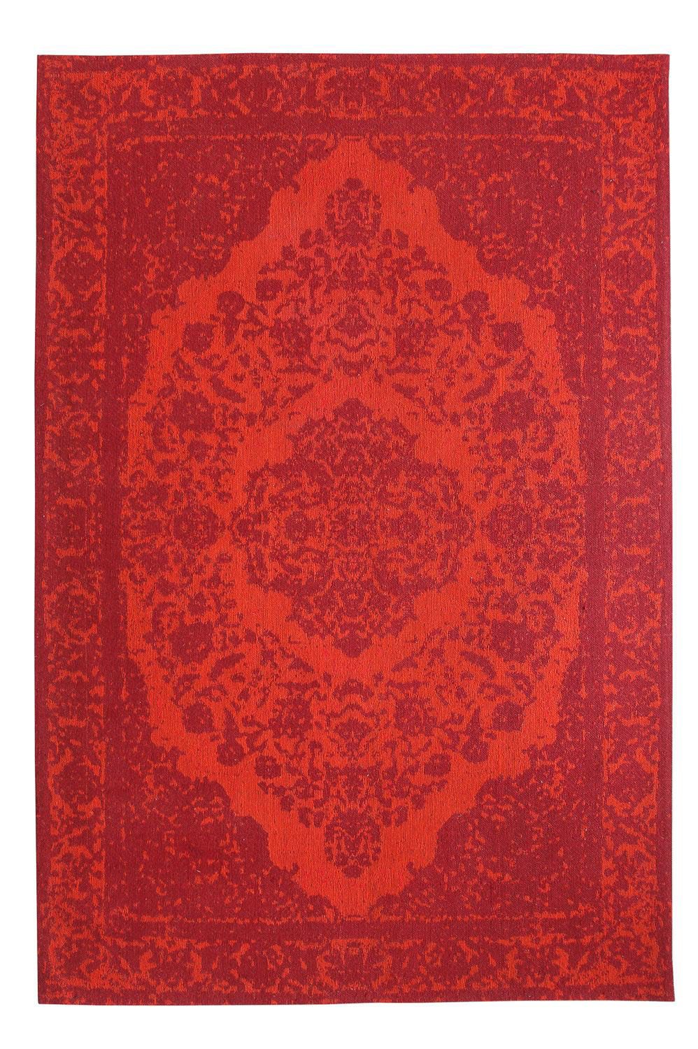 Tapis de couloir Tapis vintage - 300 x 80 cm - rouge