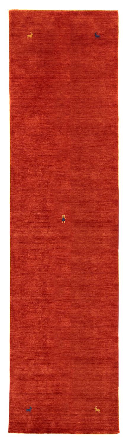 Tapis de couloir Tapis Gabbeh - Softy - 200 x 80 cm - rouge