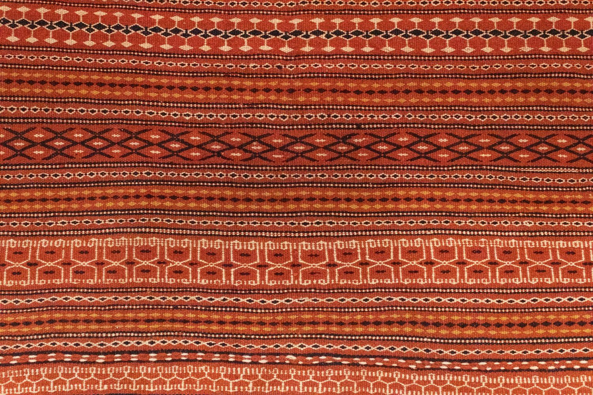 Tapis Kelim - Oriental - 242 x 166 cm - marron