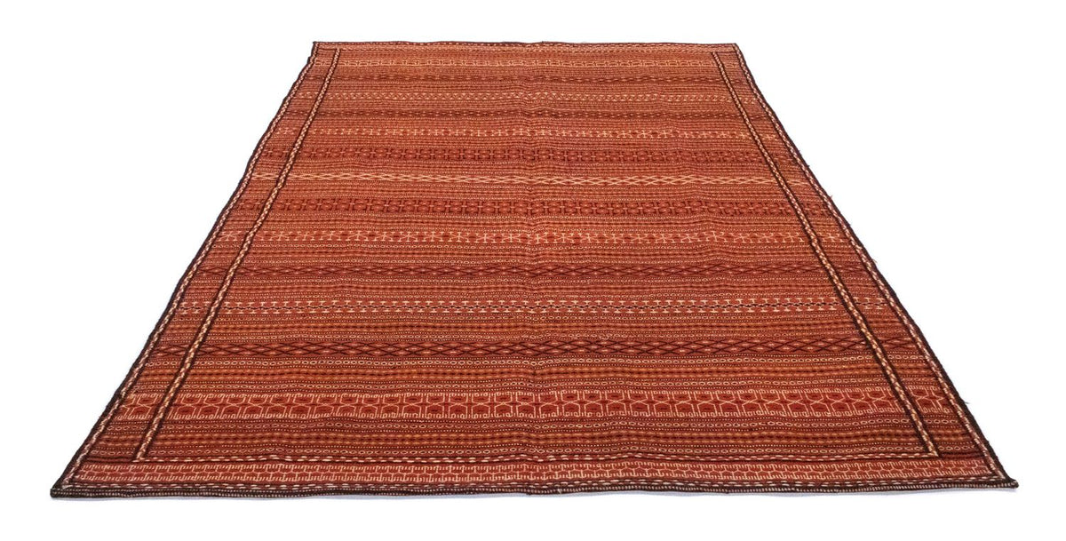 Tapis Kelim - Oriental - 242 x 166 cm - marron