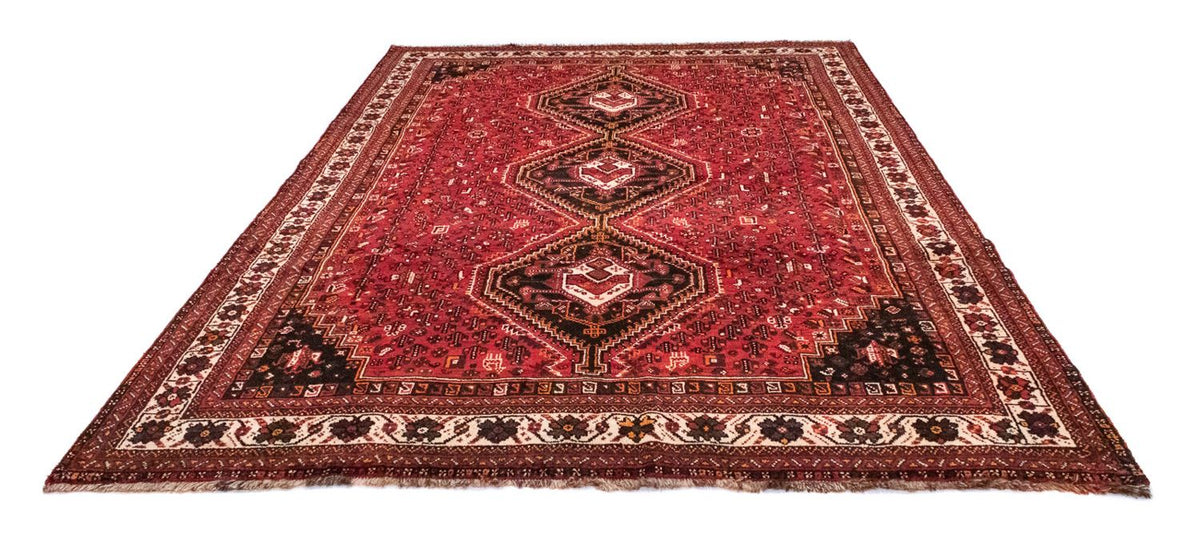 Tapis persan - Nomadic - 300 x 215 cm - rouge