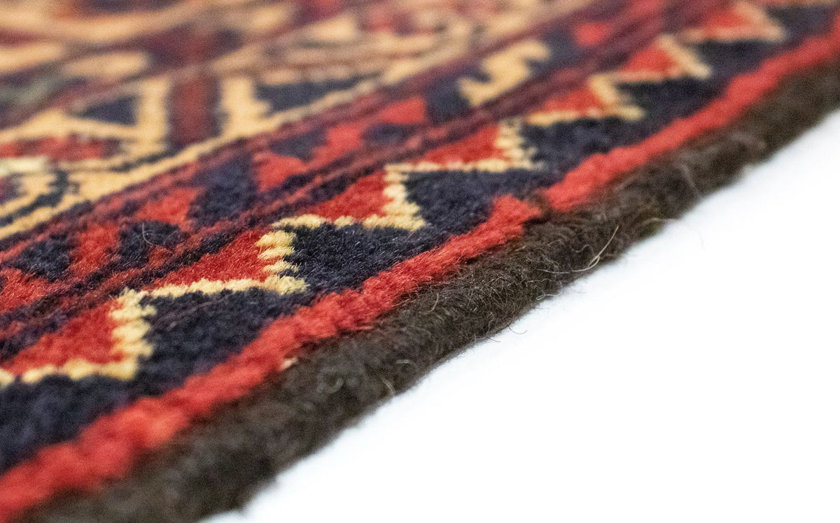 Tapis afghan - 288 x 198 cm - rouge