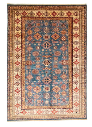 Tapis Ziegler - Kazak - 303 x 205 cm - bleu
