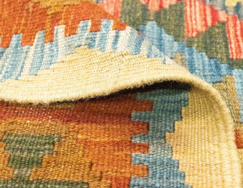 Tapis Kelim - Oriental - 196 x 154 cm - orange