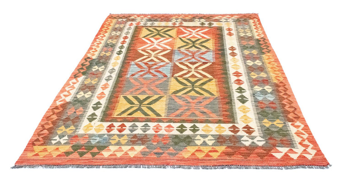 Tapis Kelim - Oriental - 205 x 150 cm - orange