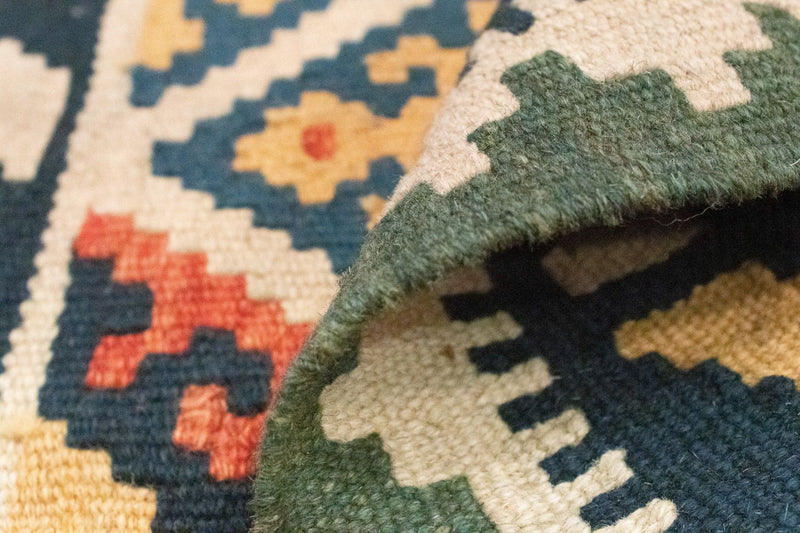 Tapis Kelim - Oriental - 90 x 61 cm - bleu