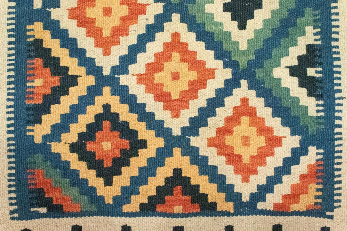 Tapis Kelim - Oriental - 90 x 60 cm - bleu