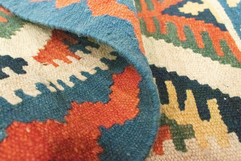 Tapis Kelim - Oriental - 90 x 64 cm - beige