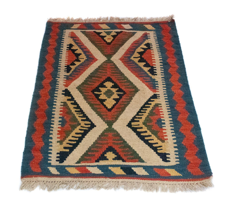 Tapis Kelim - Oriental - 90 x 64 cm - beige