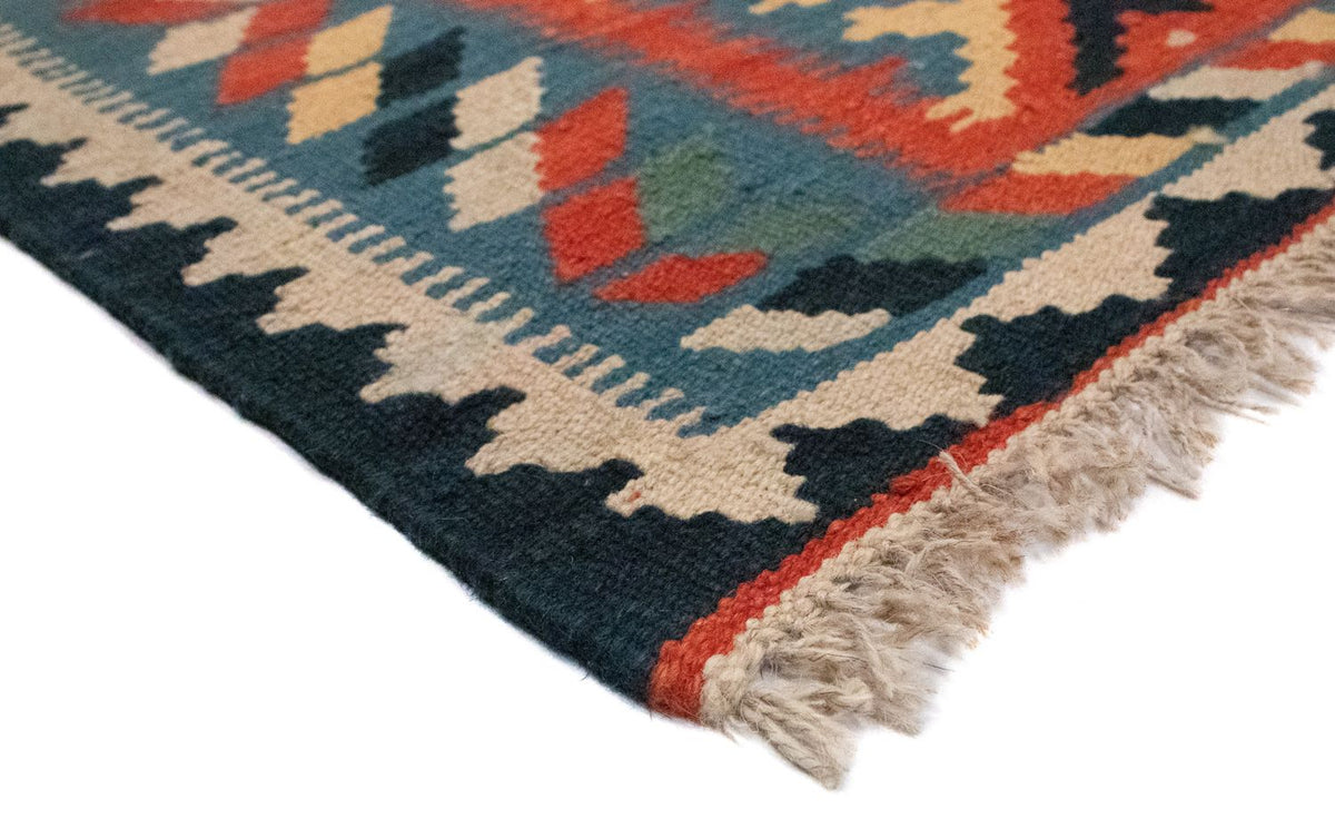 Tapis Kelim - Oriental - 87 x 60 cm - bleu