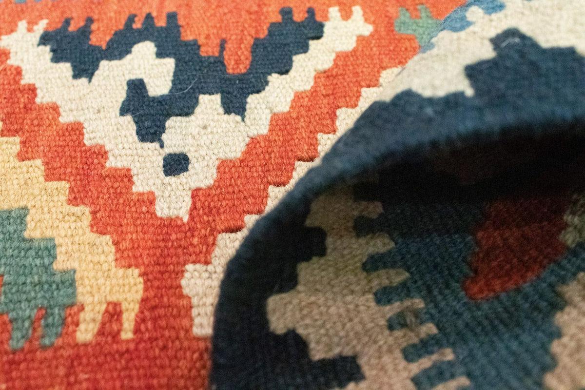 Tapis Kelim - Oriental - 87 x 60 cm - bleu