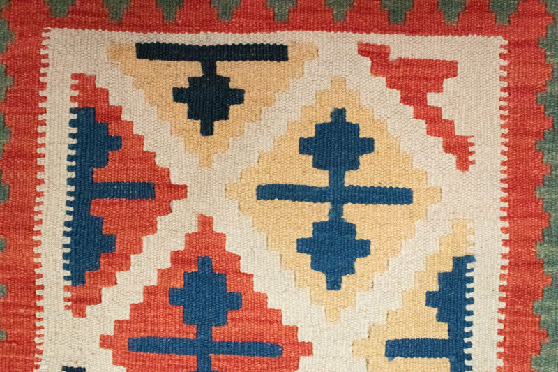 Tapis Kelim - Oriental - 93 x 61 cm - orange