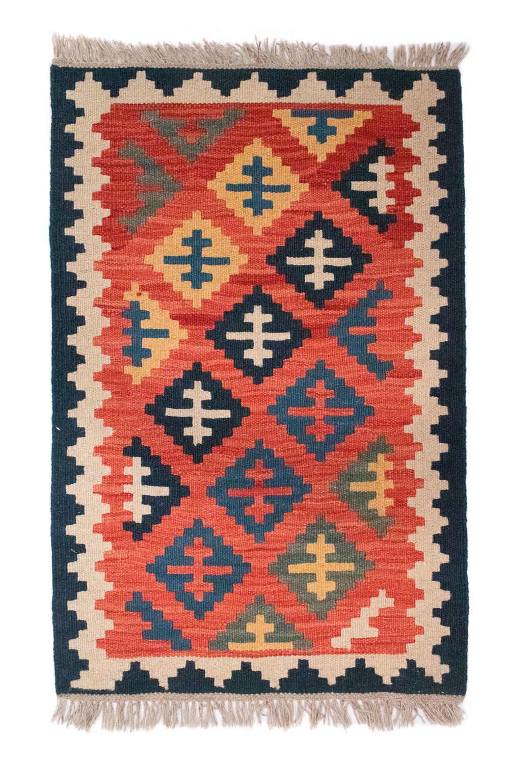 Tapis Kelim - Oriental - 98 x 64 cm - multicolore