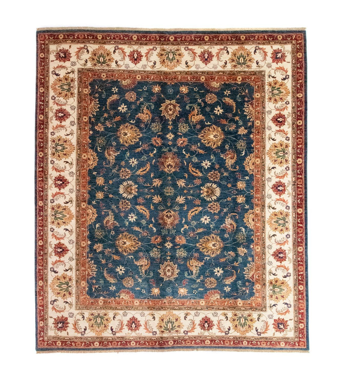 Tapis Ziegler - 295 x 247 cm - bleu