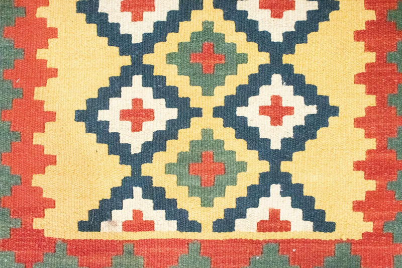 Tapis Kelim - Oriental - 83 x 62 cm - jaune