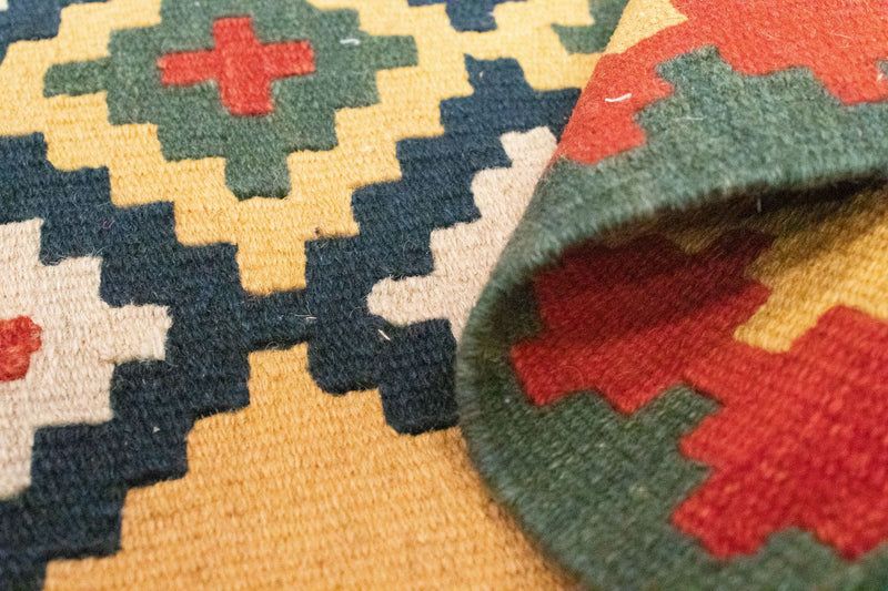 Tapis Kelim - Oriental - 83 x 62 cm - jaune