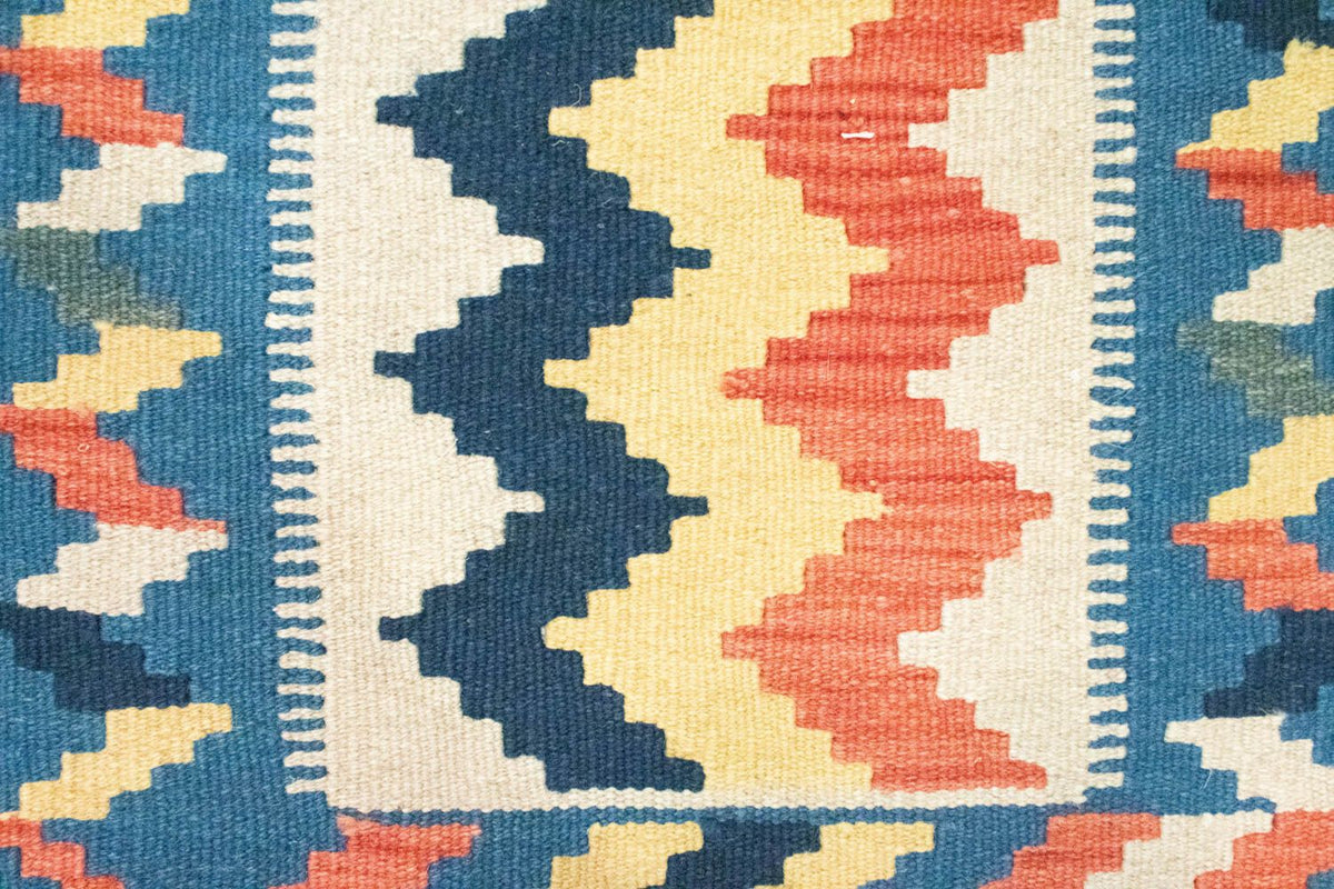 Tapis Kelim - Oriental - 91 x 61 cm - bleu