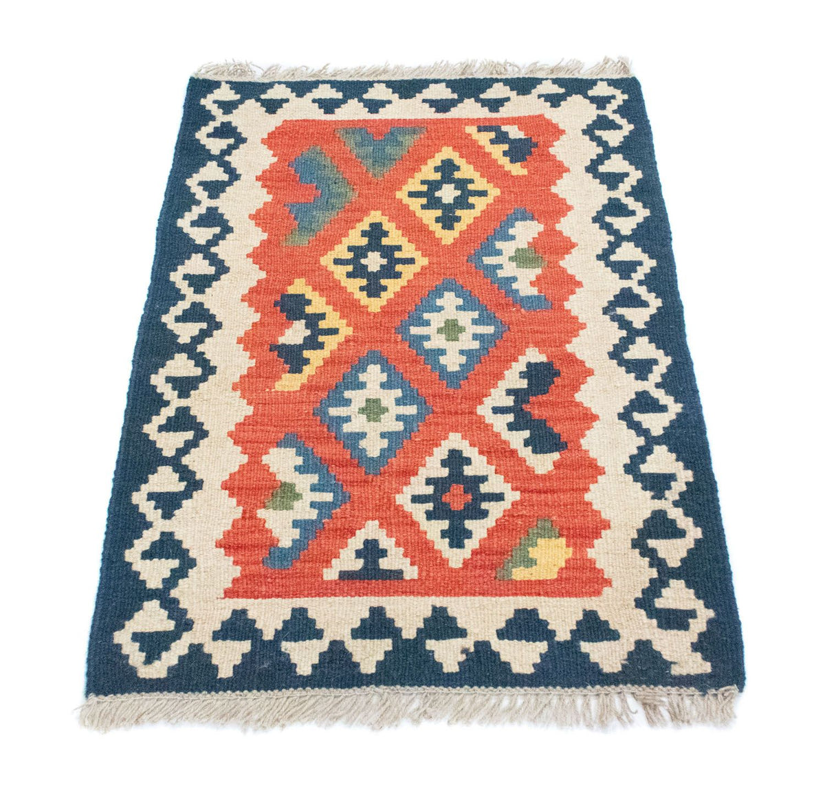 Tapis Kelim - Oriental - 91 x 61 cm - orange