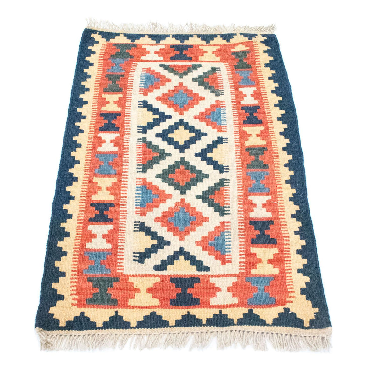 Tapis Kelim - Oriental - 101 x 63 cm - orange